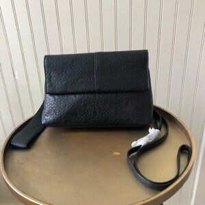 POVERTY FLATS CROSSBODY/CLUTCH BAG. BLACK. NEW WITH TAGS